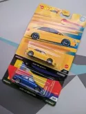 Hot Wheels Audi S4 - Yellow/Blue 1:64  (HCJ95/GRJ69) Lot Of 2