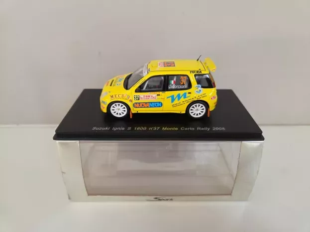 Spark Suzuki Ignis S1600 N 37 Rally Montecarlo 2005 A.scorcioni S.stefanelli 1:43 S0625