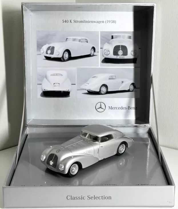 Spark Mercedes 540k Stromlinienwagen w29 1938 1:43 B66041034