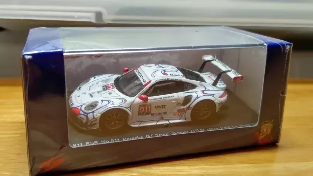 Spark Porsche 911 991 Rsr Team Porsche Gt N 911 Winner Gtlm Class 24h Le Mans 2018 P.pilet N.tandy F.makowiecki 1:64 Y135