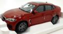 Norev 1/18 Scale Diecast 183242 - BMW X6 M 2015 - Metallic Red