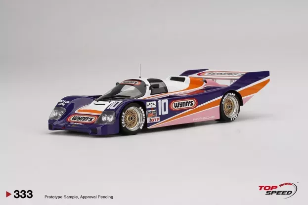 Truescale Porsche 962 Team Hotchkis Racing N 10 5th Imsa 24h Daytona 1987 J.hotchkis J.adams J.hotchkis Jr. 1:18 TS0333