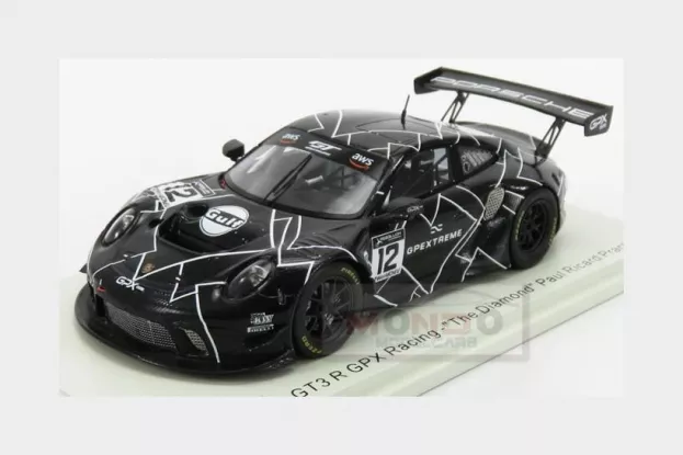 Spark Porsche 911 991-2 Gt3 R Team Gpx Racing N 12 Paul Ricar Practice The Diamond 1:43 SP325