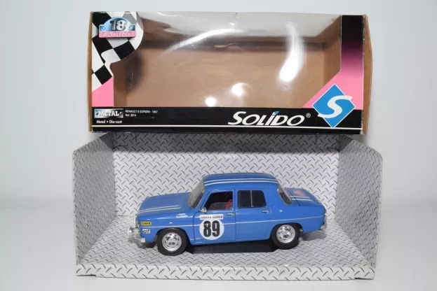 Solido Renault R8 Gordini N 89 Rally Montecarlo 1969 Therier Callewaert 1:18 9014