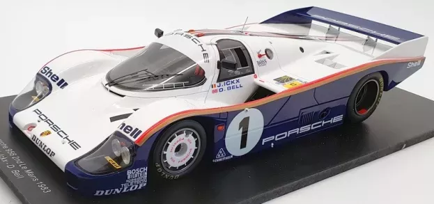 Spark Porsche 956 2.6l Turbo Team Rothmans Porsche N 1 2nd 24h Le Mans 1983 J.ickx D.bell 1:18 18S425