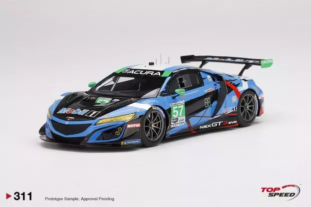Truescale Acura Nsx Gt3 Evo Team Heinricher Racing N 57 Imsa 24h Daytona 2020 A.parente M.goikhberg T.hindman A.j.allmendinger 1:18 TS0311