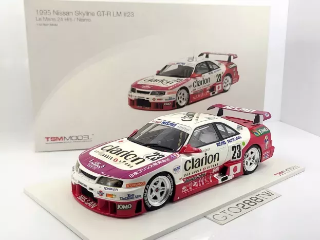 Truescale Nissan Skyline Gt-r Team Nismo Clarion N 23 24h Le Mans 1995 K.hoshino T.suzuki M.kageyama 1:18 TSM151826R