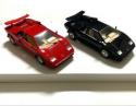 1/18 Lamborghini Countach 1988 Burago red black Minicar