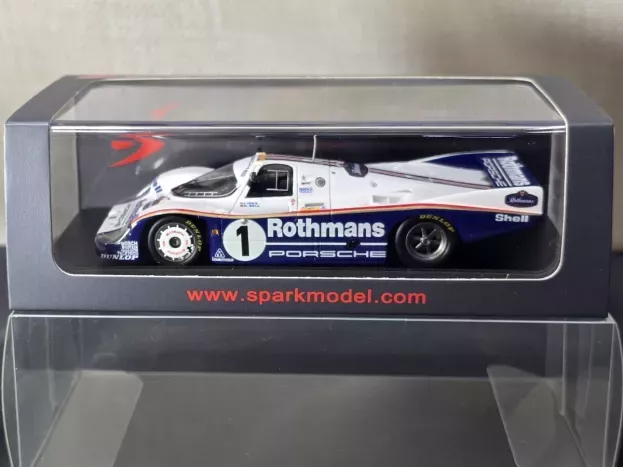 Spark Porsche 956 2.6l Turbo Team Rothmans Porsche N 1 2nd 24h Le Mans 1983 J.ickx D.bell 1:43 S5503