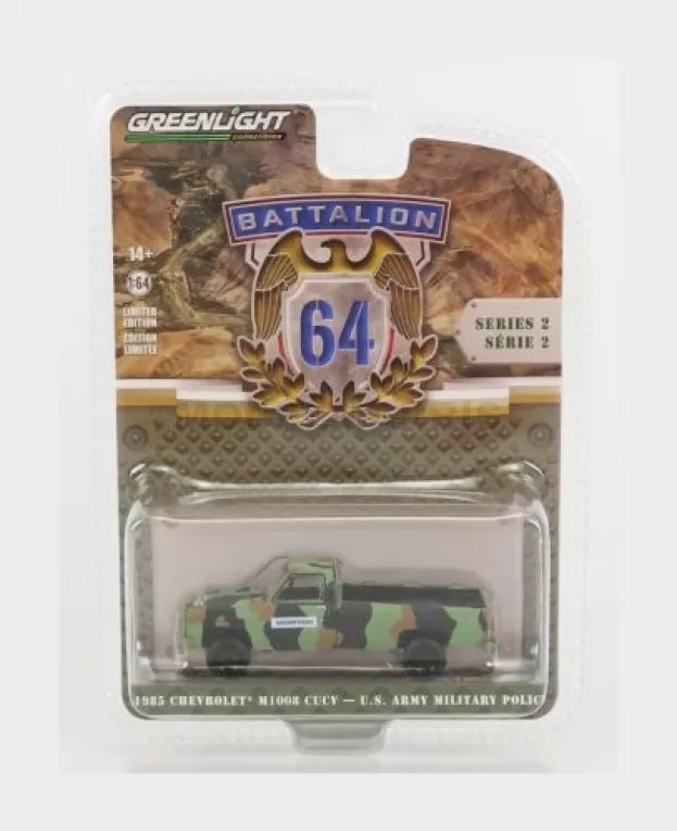 Greenlight Chevrolet M1008 Pick-up Open Cucv Military Police 1985 1:64 61020D