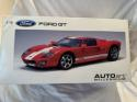 Autoart 1/18 2004 FORD GT RED WITH WHITE STRIPES 73021 NEW IN BOX