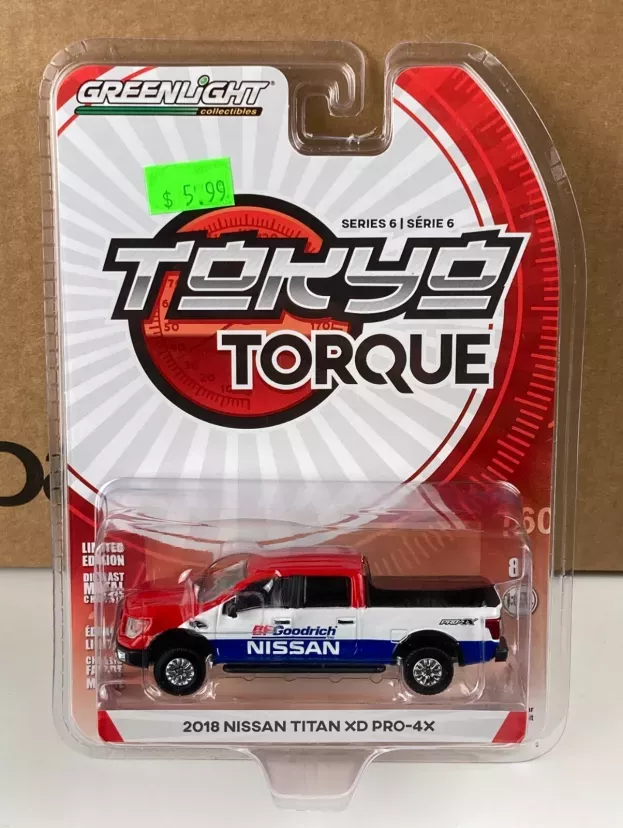 Greenlight Nissan Titan Xd Pro-x4 Pick-up Bfgoodrich 2018 1:64 47040E