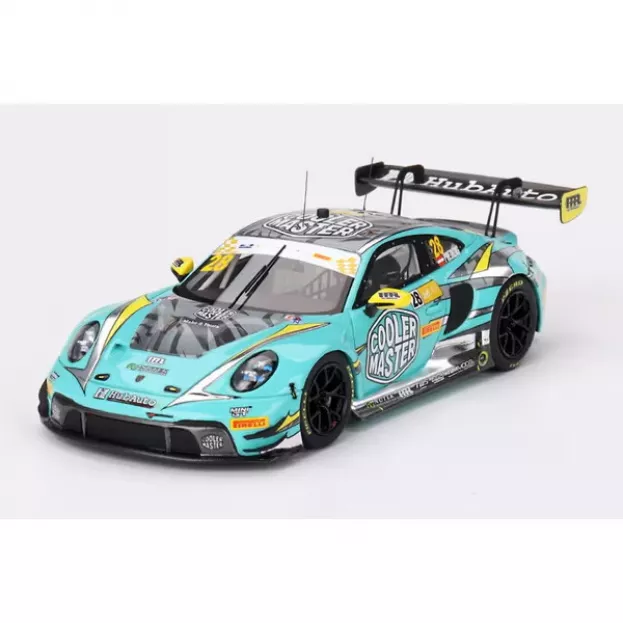 Truescale Porsche 911 992 Gt3 R Team Hubauto Racing N 28 Fia Gt World Cup Macau Grand Prix 2023 Thomas Preining 1:43 TSM430781