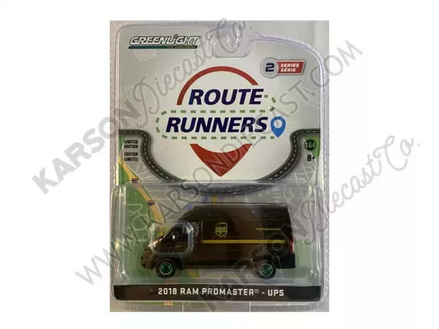 Greenlight Dodge Ram Promaster 2500 Van Cargo High Roof Ups 2018 1:64 53020D