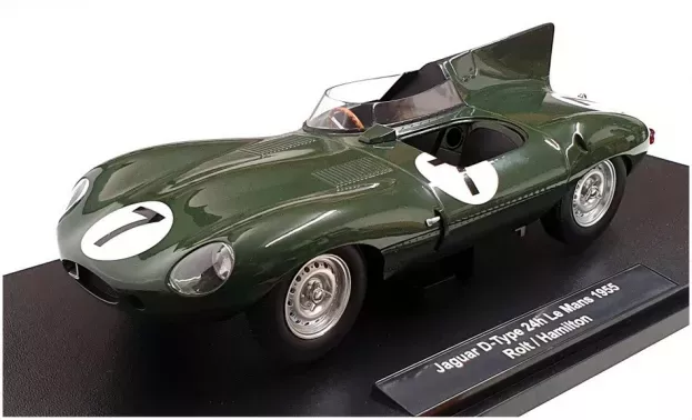 CMR Jaguar D-type Team Jaguar Cars Ltd N 7 24h Le Mans 1955 D.hamilton T.rolt 1:18 CMR194