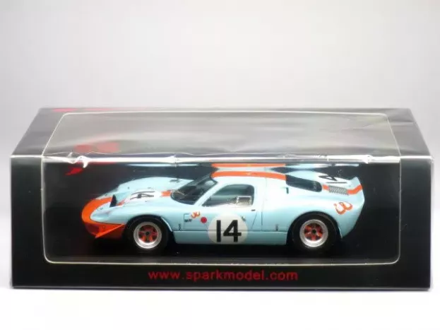 Spark Mirage M1 5.7l V8 Ford Team Jw Automotive Engineering N 14 24h Le Mans 1967 D.piper D.thompson 1:43 S7461