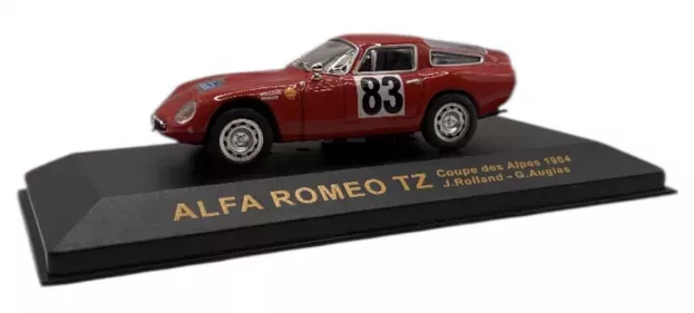 IXO Models Alfa Romeo Tz Zagato N 83 Rally Coupe Des Alpes 1964 J.rolland G.augias 1:43 CIXJ000024