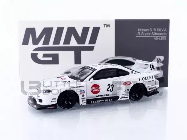 Mini GT Nissan Silvia s15 Coupe N 23 Lb Super Silhouette Athlete Rhd 2024 1:64 MGT01054-R