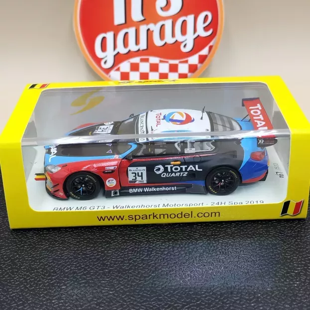 Spark Bmw 6-series M6 Gt3 Team Walkenhorst Motorsport N 34 24h Spa 2019 M.jensen C.krognes N.catsburg 1:43 SB257