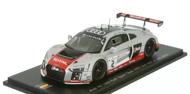 Spark Audi R8 Lms Team Audi Sport Wrt N 2 2nd 24h Spa 2015 F.stippler N.muller S.ortelli 1:43 SB106