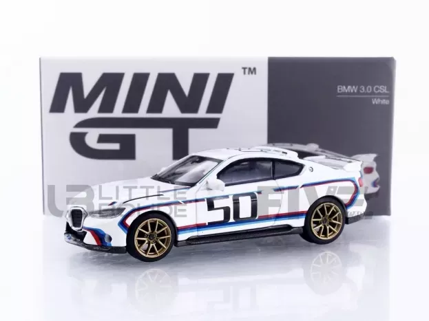 Mini GT Bmw 3.0 Csl Coupe Team Bmw Motorsport N 50 Jahre M Power 2023 1:64 MGT00863-L