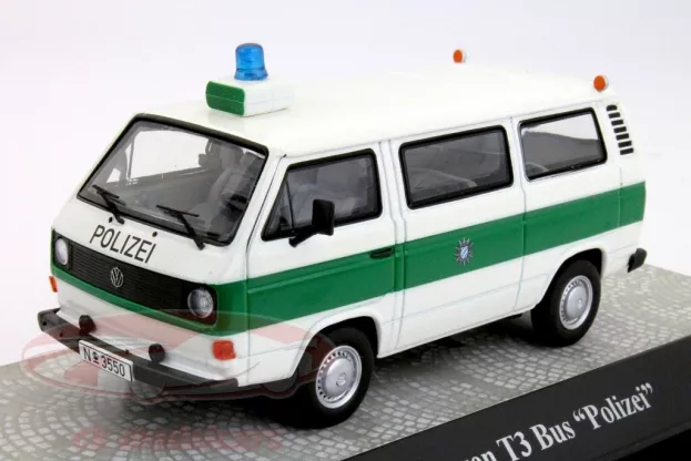 Premium Classixxs Volkswagen T3 Transporter Minibus Polizei Police 1:43 11458