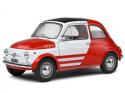 1/18 Solido Fiat 500 Robe di Kappa 1965 white-red S1801408 diecast model Toys