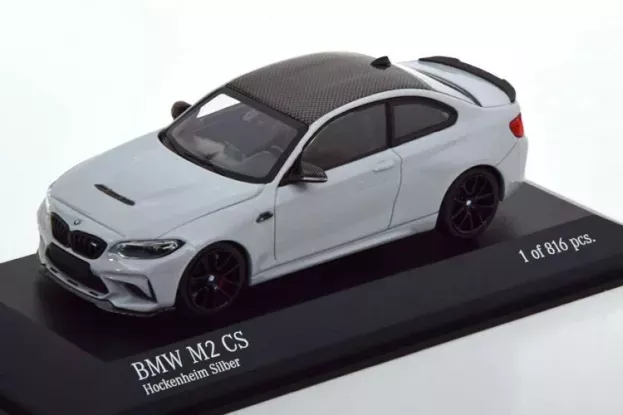 Minichamps Bmw 2-series M2 Cs Coupe g42 2020 Black Wheels 1:43 410021027