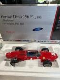 1/18 CMC Ferrari Dino 156 Shark Nose P.Hill 1961 Italian GP Car #4 M-068 ABG034
