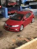 1:18 Otto Honda Civic Type-R FN2 Euro Red OT376 Ottomobile Boxed