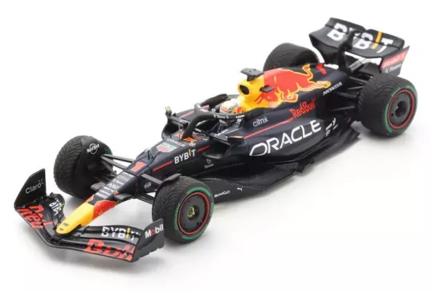 Spark Red Bull F1 Rb18 Team Oracle Red Bull Racing N 1 Winner Japan Gp With Pit Board World Champion 2022 Max Verstappen 1:43 S8551