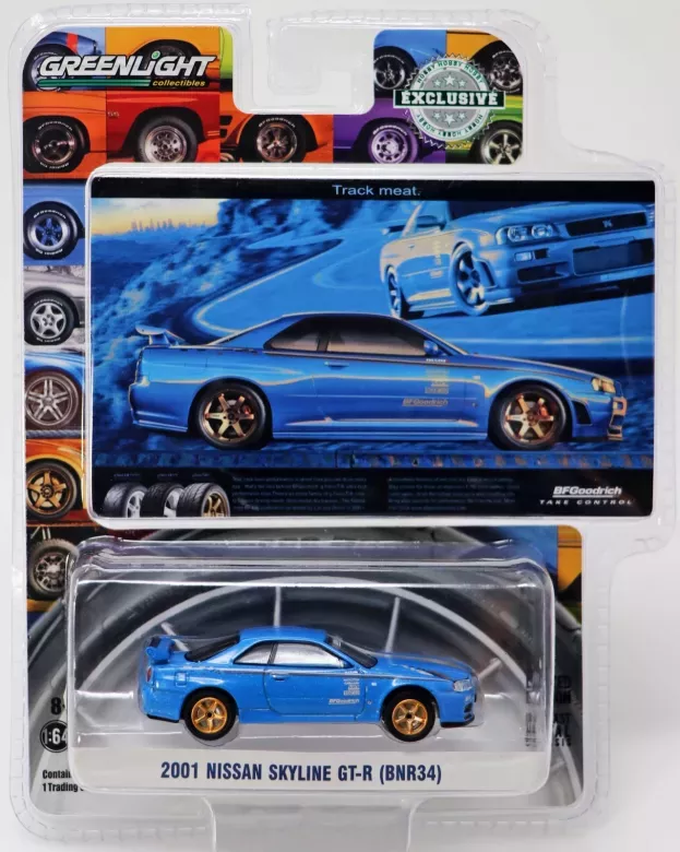 Greenlight Nissan Skyline Gt-r bnr34 Coupe 2001 1:64 29944
