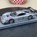 SPARK 1/43 Mercedes CLK LM #2 FIA GT 1998 silver Klaus Ludwing last race S0165