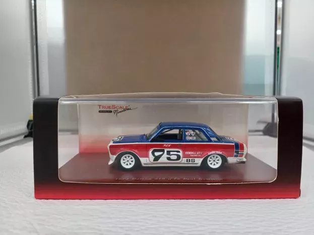 Truescale Nissan Datsun 510 Pln Racing N 75 1974 Paul Newman 1:43 TSM104319