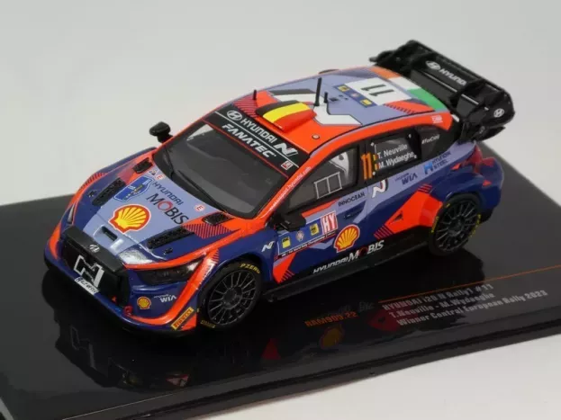 IXO Models Hyundai I20 N Rally1 Team Shell Mobis Wrt N 11 Winner Rally Central European 2023 Thierry Neuville Martijn Wydaeghe 1:43 RAM909.22