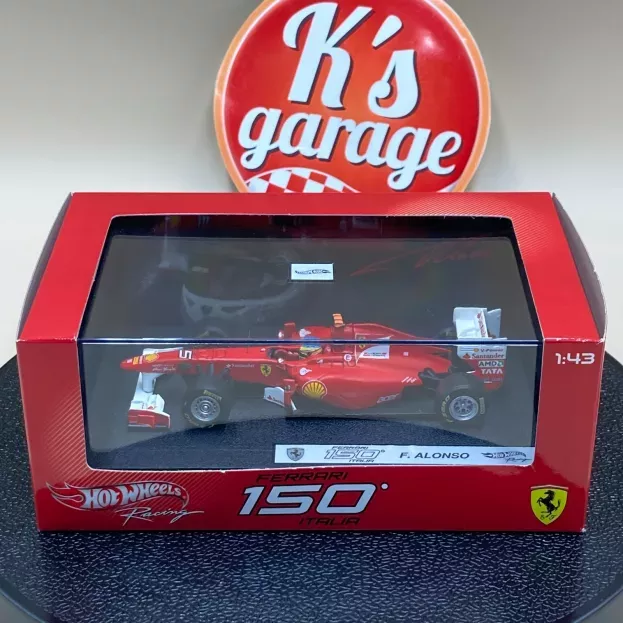 Hot Wheels Ferrari F1 150th Italia N 5 Season 2011 Fernando Alonso 1:43 W1075