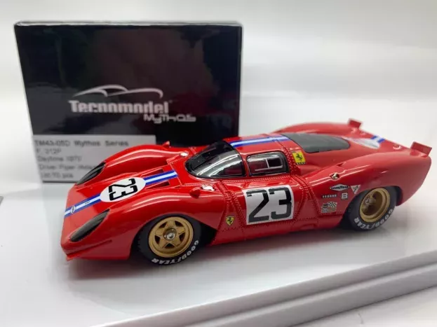 Tecnomodel Ferrari 312p Coupe N 23 24h Daytona 1970 Piper Adamowicz 1:43 TM43-05D