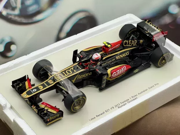 Spark Lotus F1 E21 N 8 10th Gp Australian 2013 Romain Grosjean 1:18 18S099