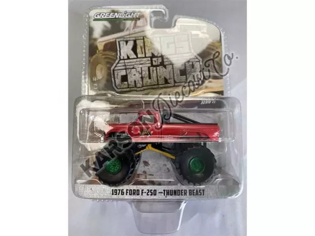 Greenlight Ford F-250 Pick-up Bigfoot Monster Truck Thunder Beast 1976 1:64 49110B
