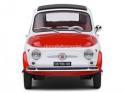 1/18 Solido Fiat 500 Robe di Kappa 1965 white-red diecast model Toys S1801408
