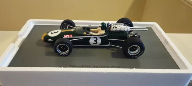 Spark Brabham F1 Bt24 N 3 3rd South Africa Gp 1968 J.rindt 1:18 18S504