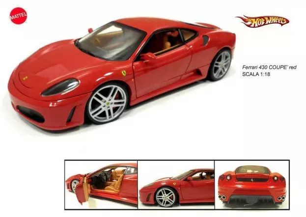 Hot Wheels Ferrari F430 Coupe 2005 1:18 G7160