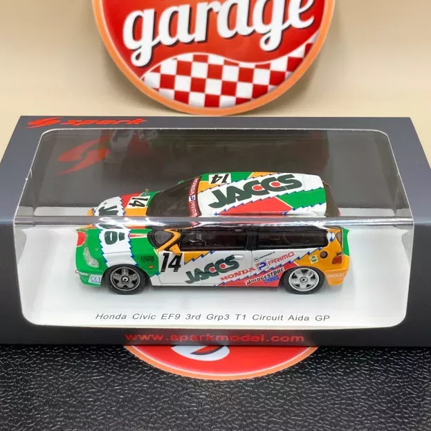 Spark Honda Civic Ef9 3rd Grp3 Aida Gp 1992 N.hattori K.kaneishi 1:43 S5465