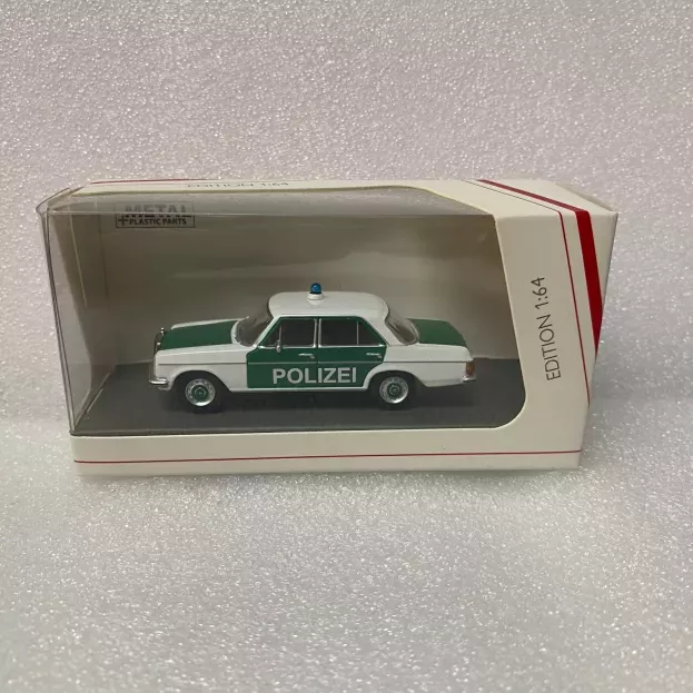 Schuco Mercedes 200 8 Polizei 1972 1:64 452037400