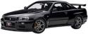 AUTOart 1/18 Nissan Skyline GT-R (R34) V Spec II Black Pearl 77407