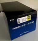 AUTOart Porsche 911 (991) GT3 RS Gloss Black Silver Wheels 1:18 Diecast 78164