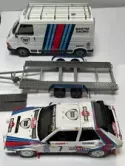 OTTO Mobile 1:18 Fiat 242 + Lancia Delta S4 Toivonen + trailer OT349 Rally