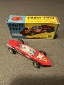 Corgi Toys No. 154, Ferrari Formula 1 Grand Prix Racing Car with Driver - Box