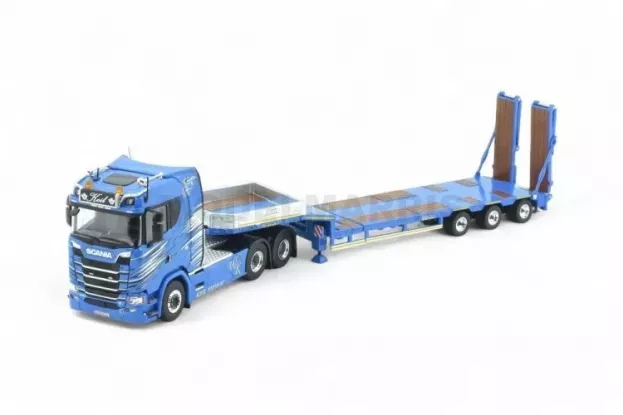 Tekno Scania Keil Scania Next Gen S-series 4-axle Goldhofer Low-loader 1:50 87113