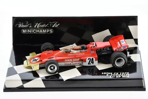 Minichamps Lotus F1 72 Ford N 24 1st Winner Gp 1970 E.fittipaldi 1:43 430700024